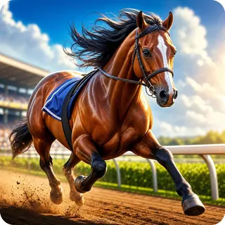Virtual horse racing in the 1xBet app